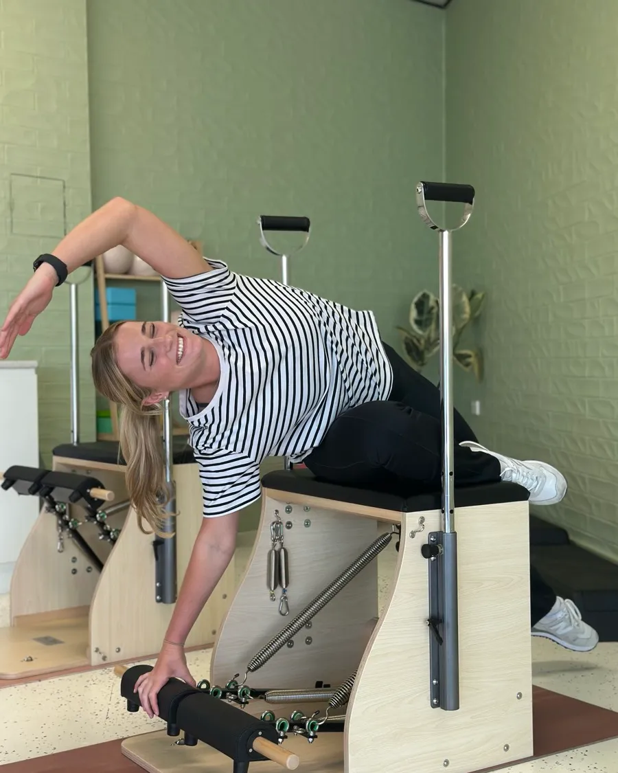 Forward Health clinical pilates class with reformer and wundachair work