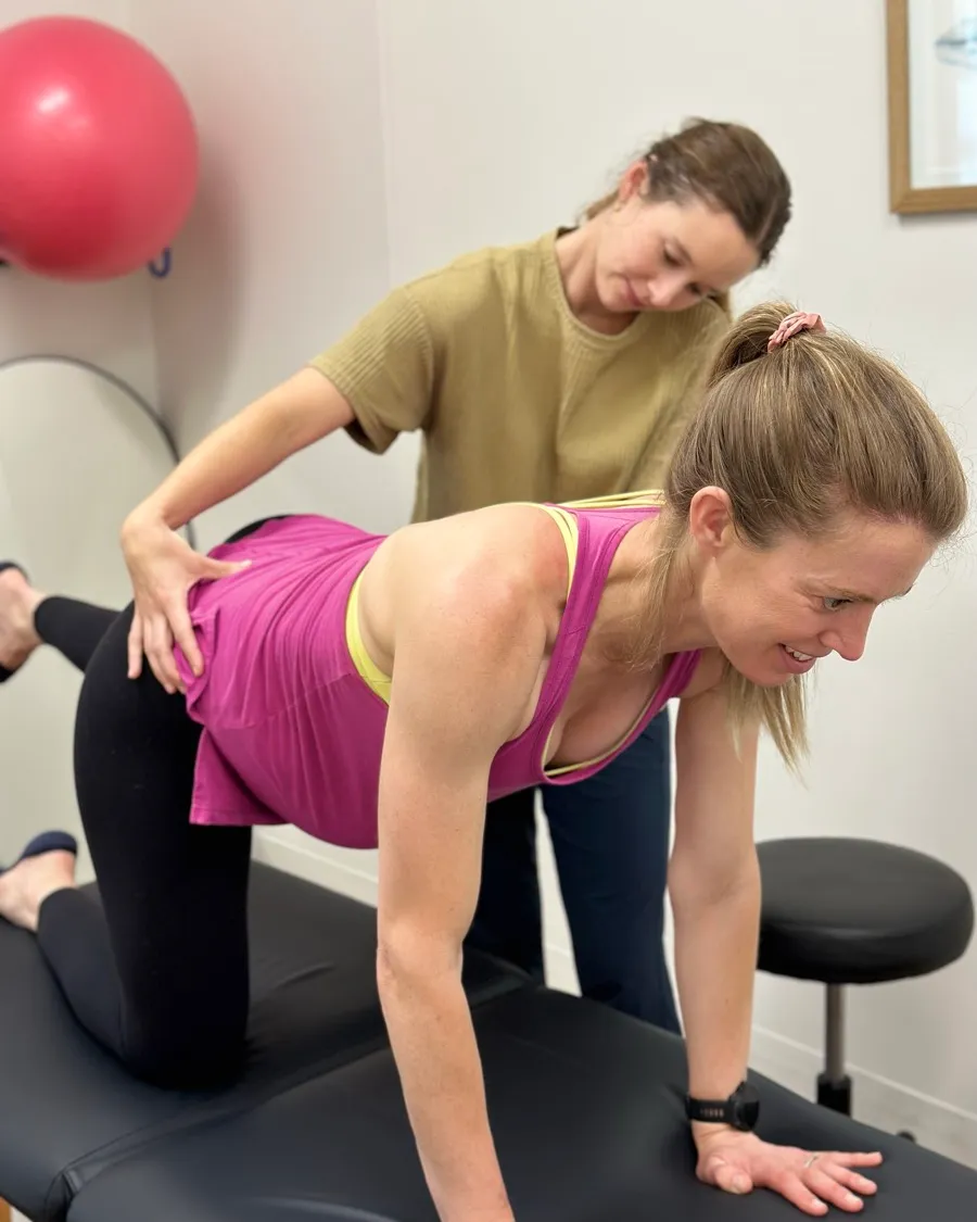 Forward Health physiotherapist providing hands-on treatment to a patient
