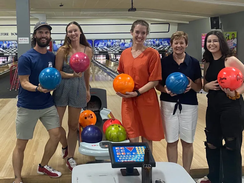 Team bowling night.