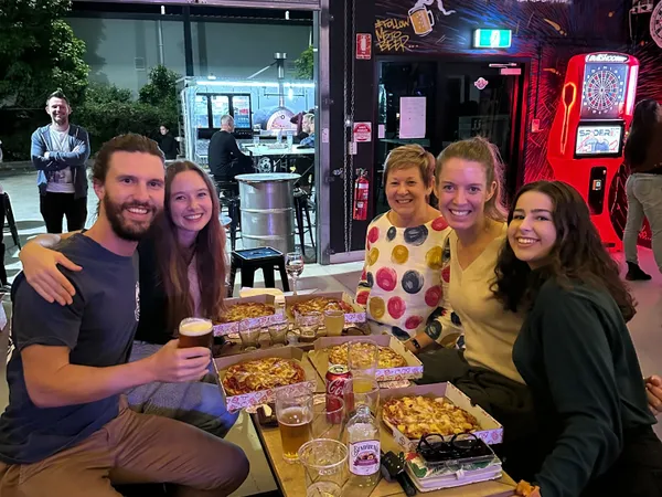 Forward Health team out together